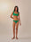 PIPING HOTPANTS DIGITAL GREEN