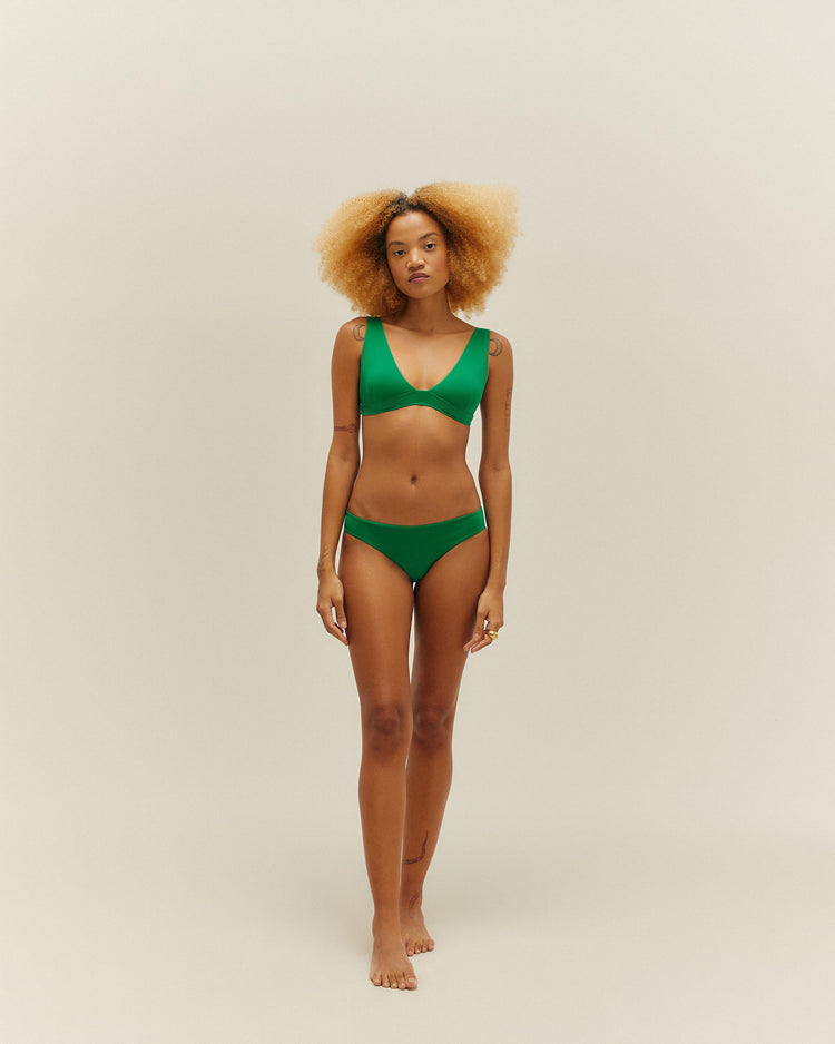PIPING HOTPANTS DIGITAL GREEN