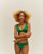 PIPING HOTPANTS DIGITAL GREEN