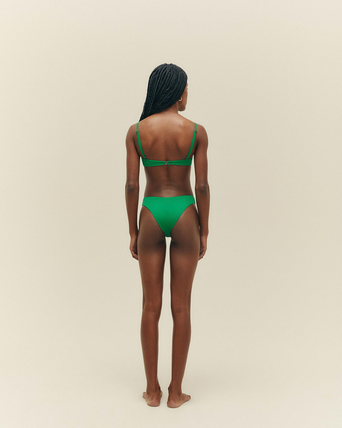 LEILA BOTTOM DIGITAL GREEN