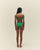 LEILA BOTTOM DIGITAL GREEN