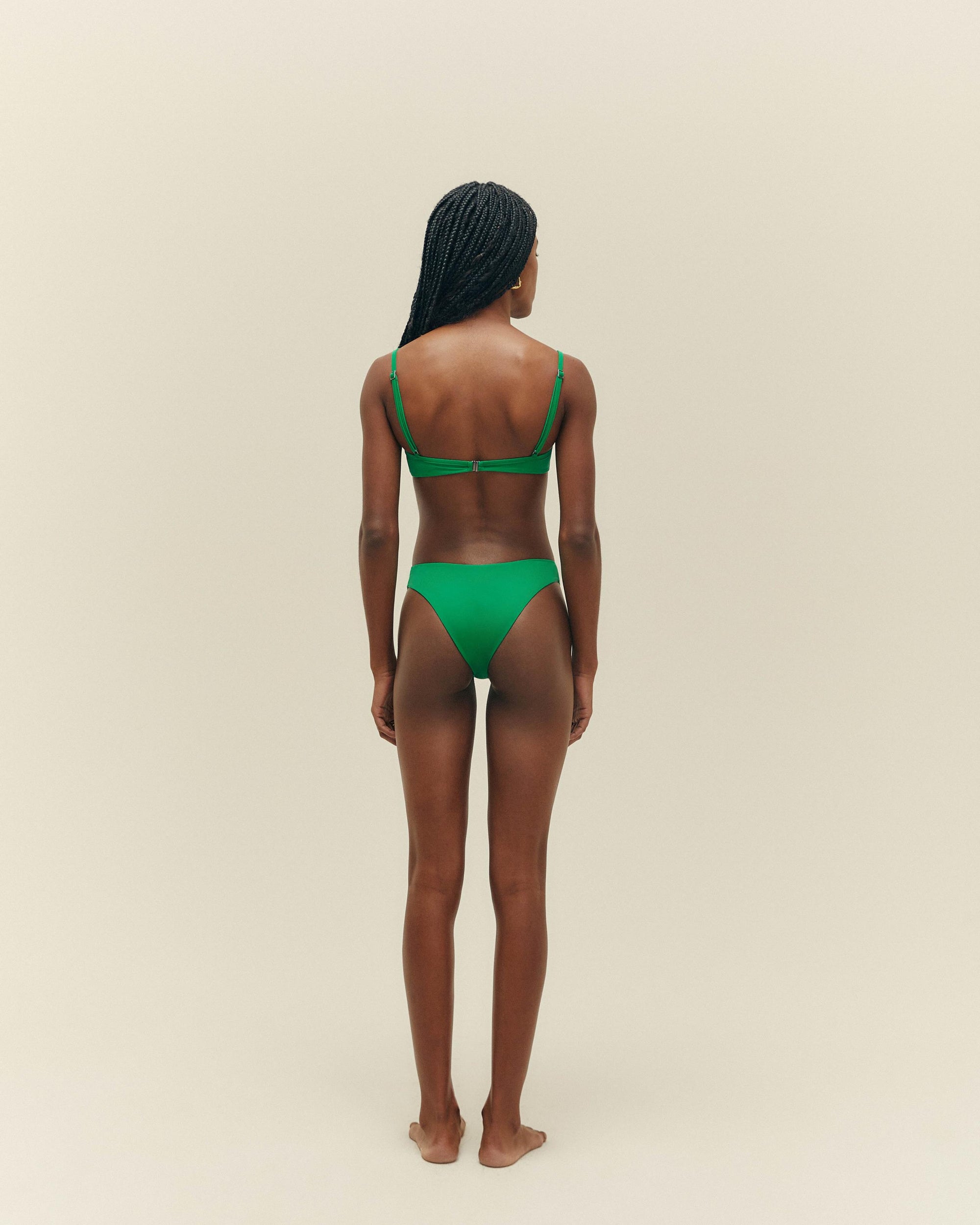 LEILA BOTTOM DIGITAL GREEN