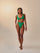 PIPPING HOTPANTS DIGITAL GREEN