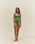 PIPPING HOTPANTS DIGITAL GREEN