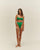 PIPPING HOTPANTS DIGITAL GREEN