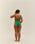 PIPPING HOTPANTS DIGITAL GREEN
