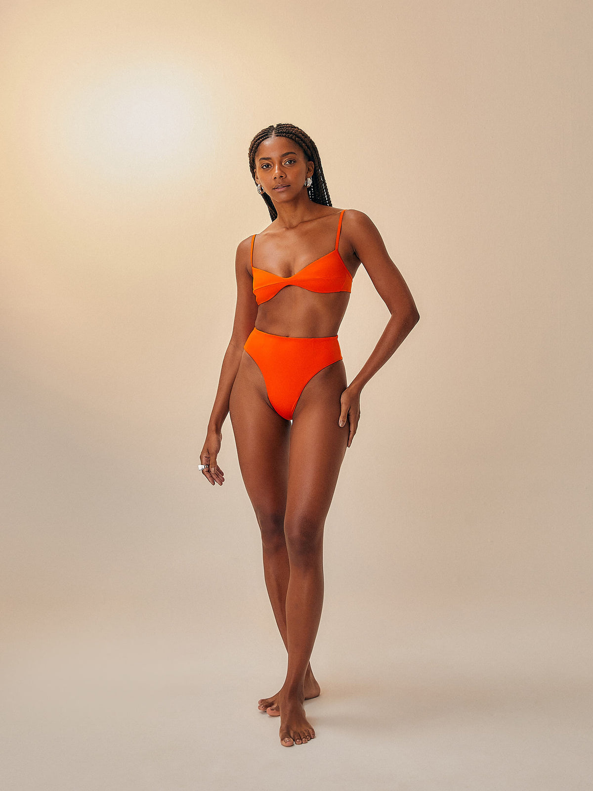 HOTPANTS VINTAGE MIE ORANGE