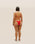 RIBBED LARI BOTTOMS IN RED SHIFT