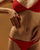 RIBBED LARI BOTTOMS IN RED SHIFT