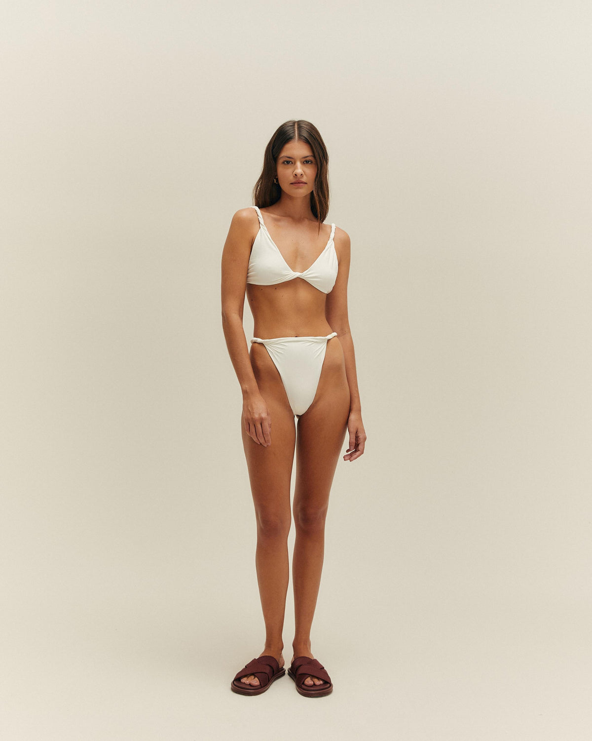 MARI HOTPANTS BIANCO SPORCO