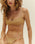 RIBBED LARI BOTTOMS IN BEIGE
