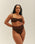 Brauna Brown Ribbed Classic Hotpants