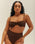 Brauna Brown Ribbed Classic Hotpants
