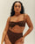 Brauna Brown Ribbed Classic Hotpants