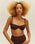 Brauna Brown Ribbed Classic Hotpants