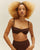Brauna Brown Ribbed Classic Hotpants