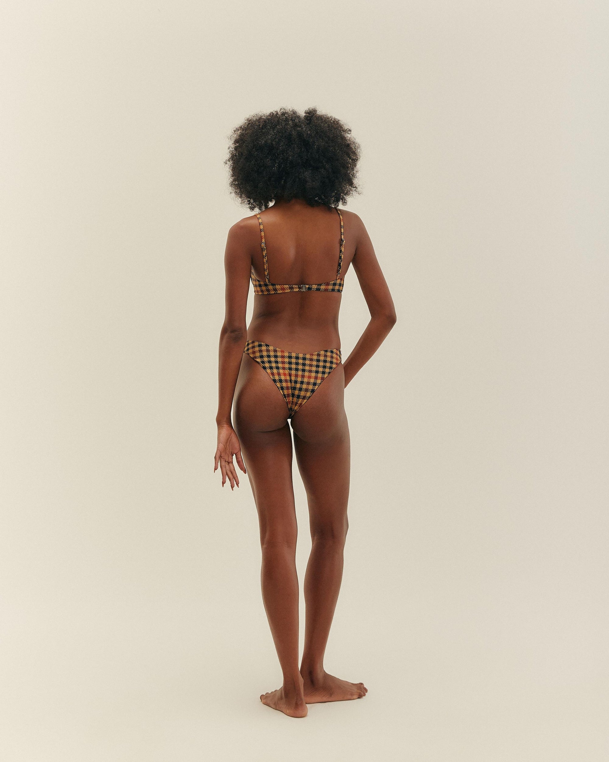 LEILA BOTTOM LOOM ESTAMPADO DE AJEDREZ
