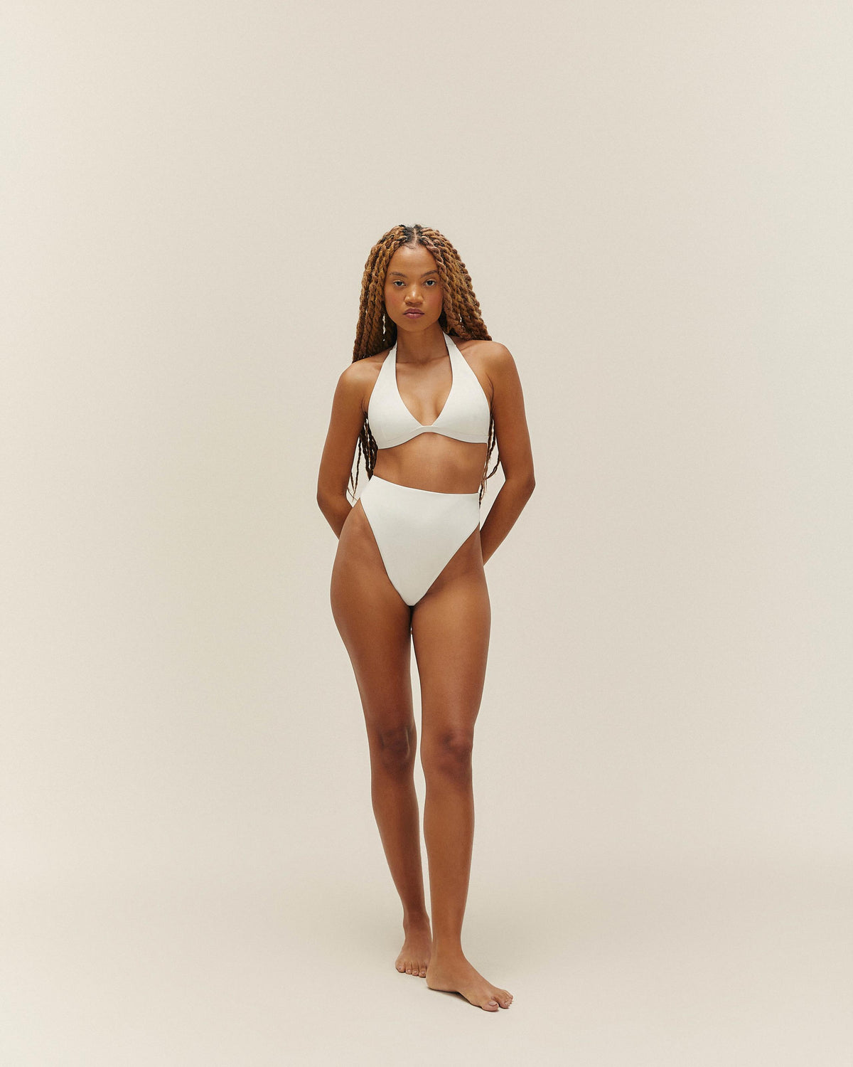 PIPING HOTPANTS OFF-WHITE