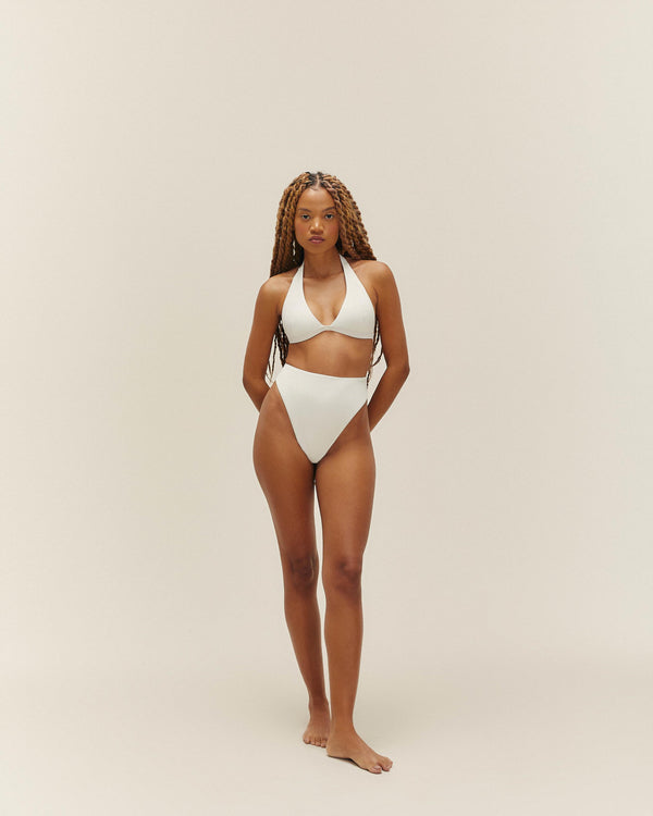 PIPING HOTPANTS OFF-WHITE