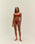 RIBBED LARI BOTTOMS IN BORDEAUX