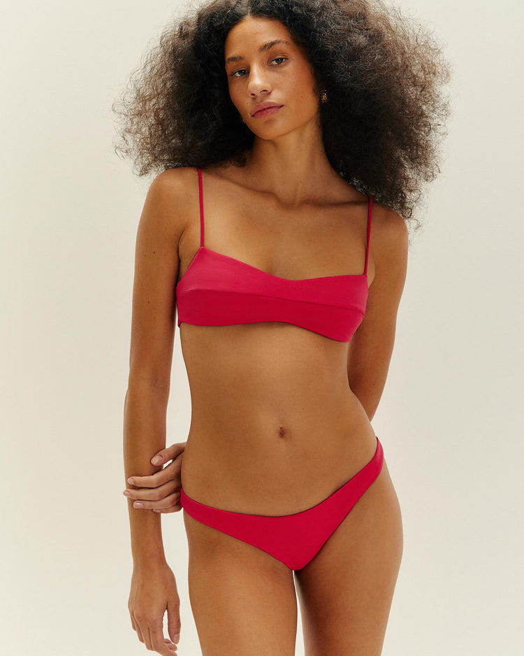 BASIC THIN PANTIES - INTENSE PINK