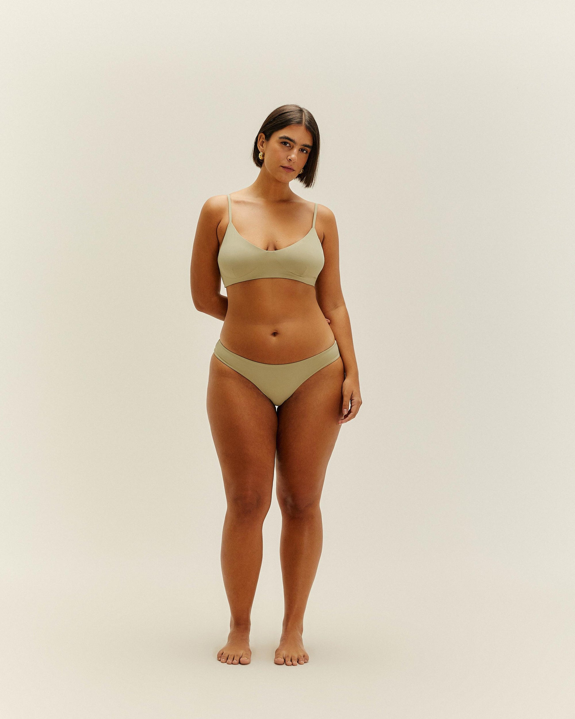 PIPING HOTPANTS GREEN