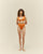 HIGH-WAISTED APRICOT HOTPANTS