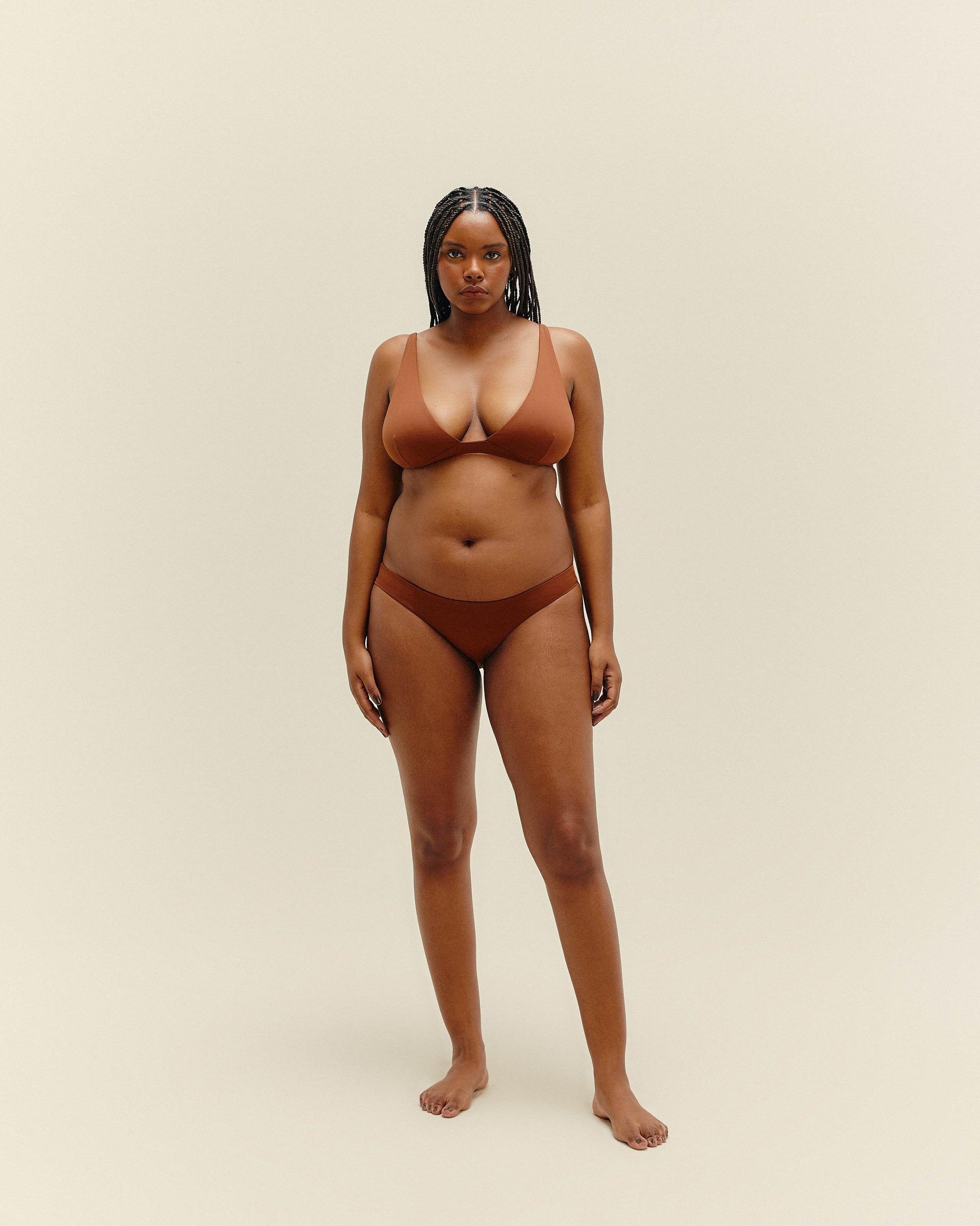 BASIC BOTTOM MID BROWN
