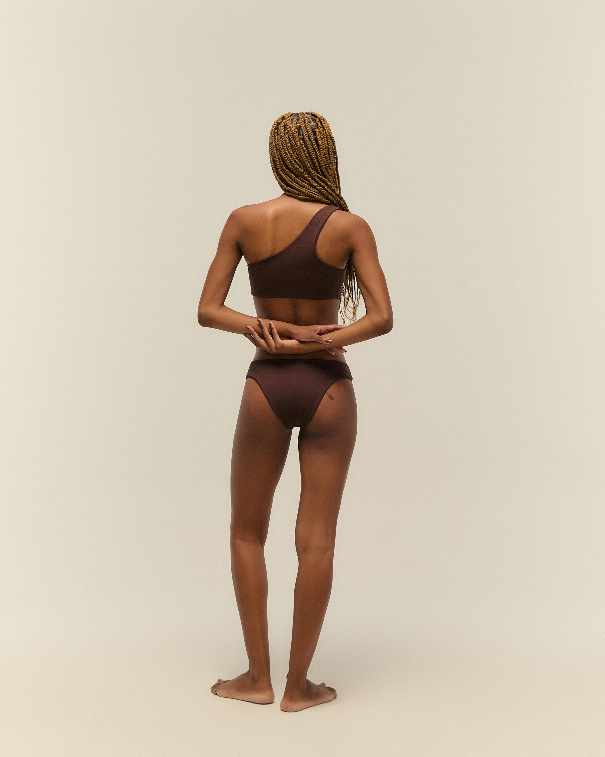 CREPE BASIC BOTTOM COHIBA BROWN