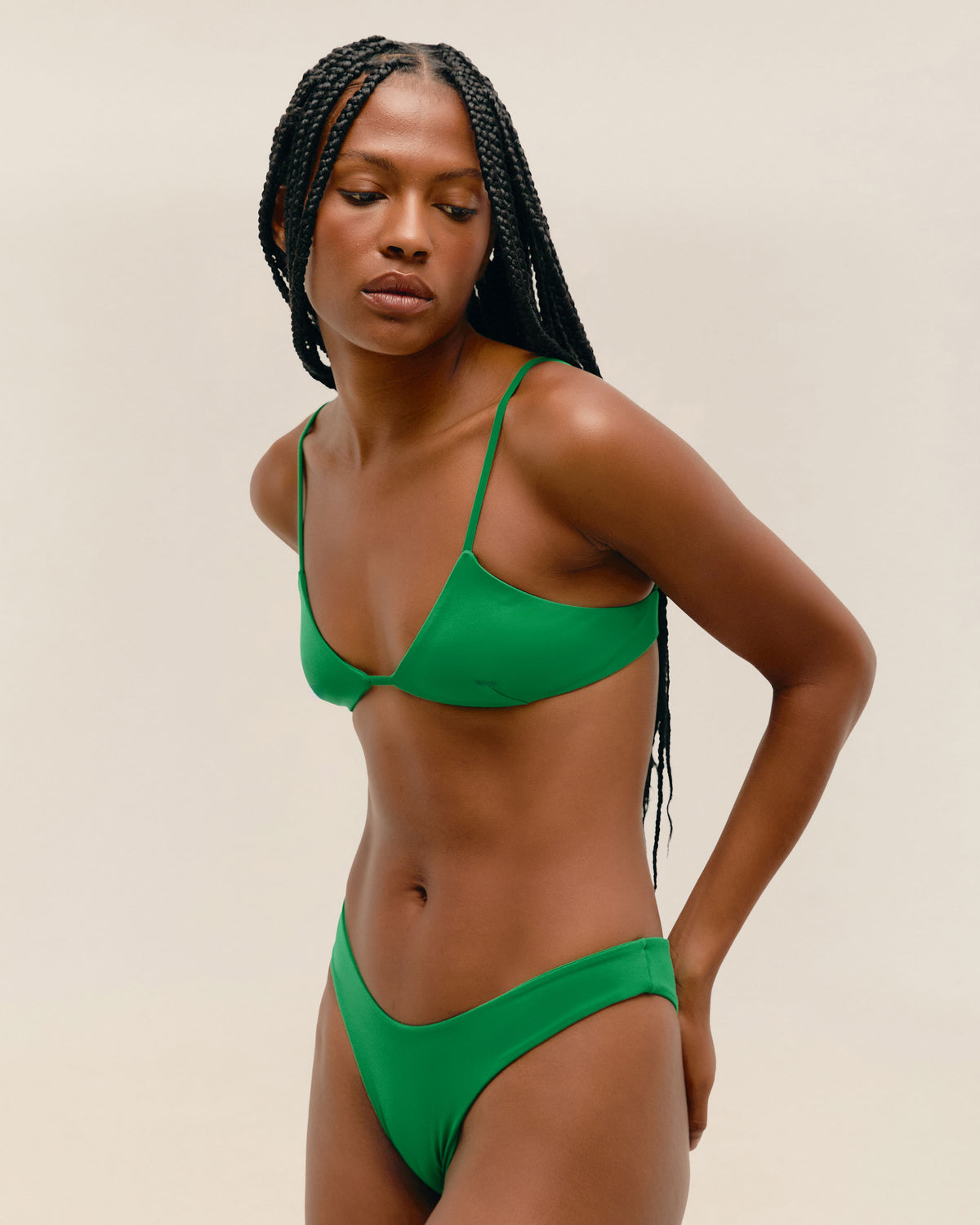 LEILA BOTTOM VINTAGE GREEN