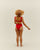CREPE CLASSIC RED HOTPANTS