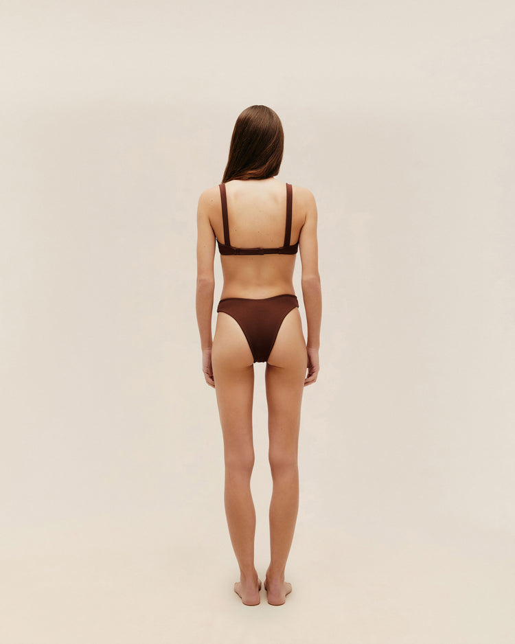 CREPE LEILA BOTTOM COHIBA BROWN