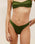 RIBBED LEIA BOTTOMS IN OLIVE GREEN