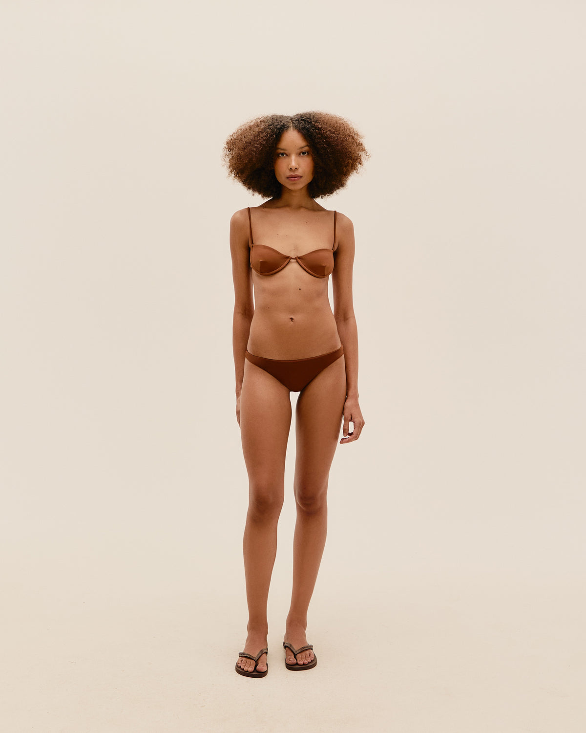 GRAZI BOTTOM MID BROWN