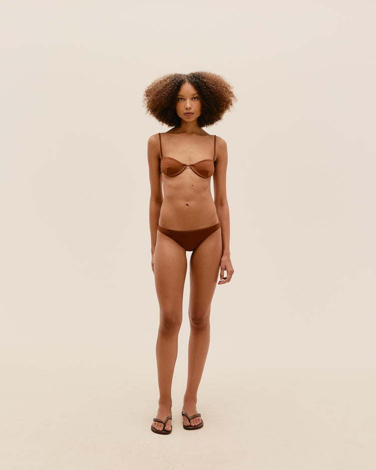 GRAZI BOTTOM MID BROWN