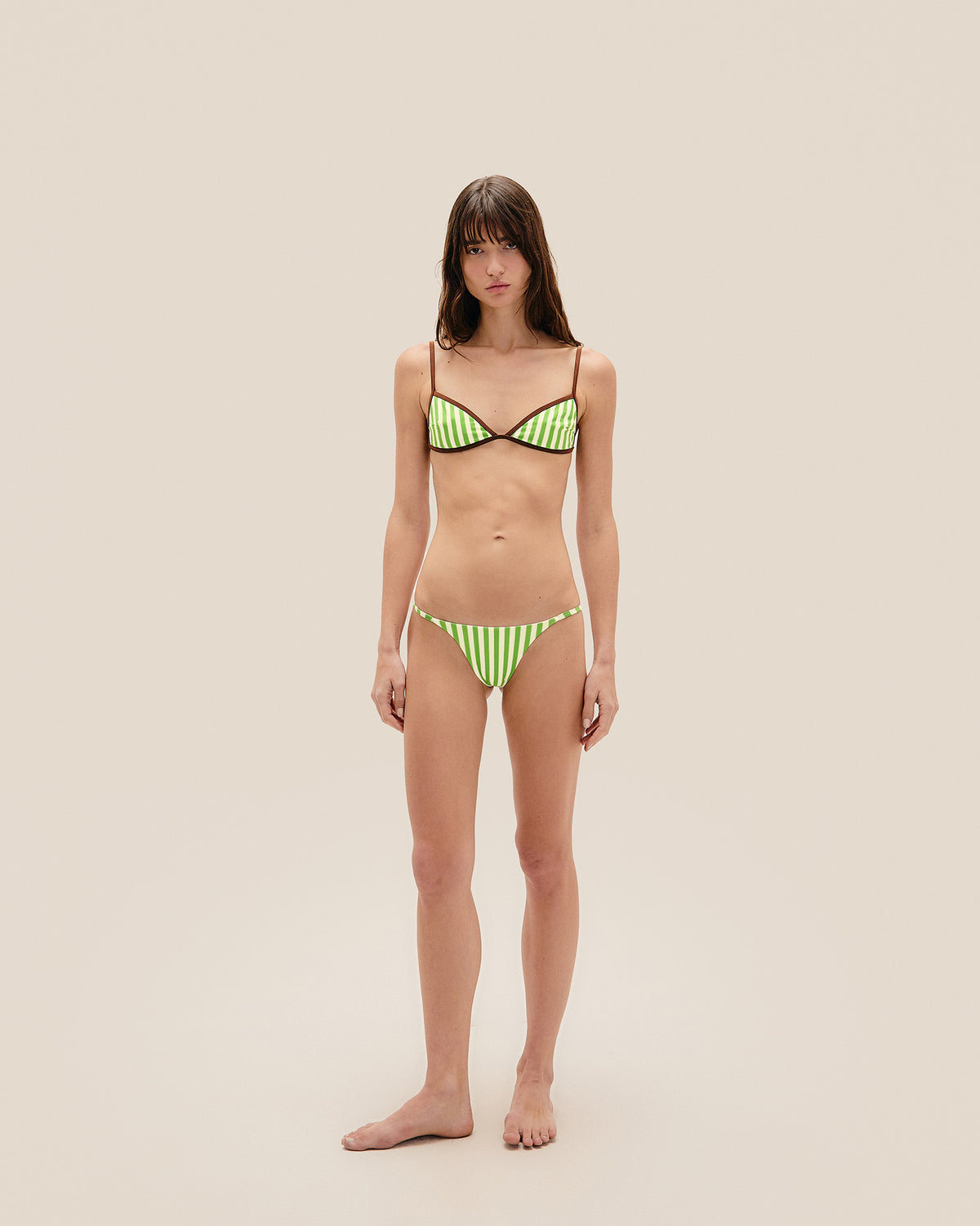 LARI BOTTOM IMPRIMÉ RAPTURE GREEN STRIPES