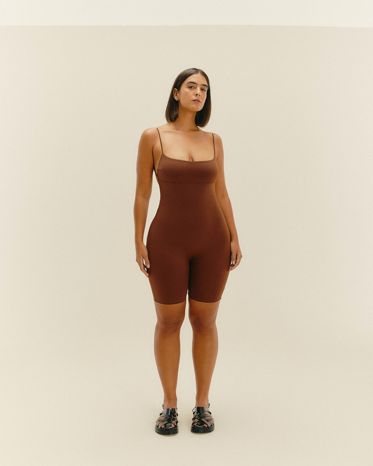 BETHANIA JUMPSUIT BRAUNA BROWN