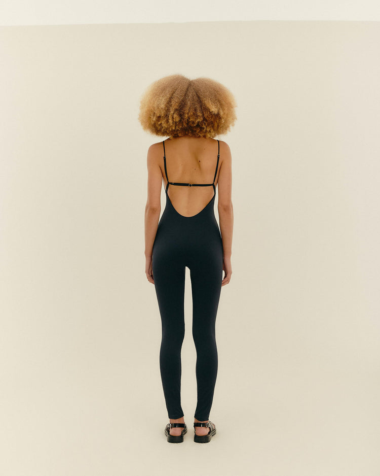 ADJUSTABLE OLIVIA JUMPSUIT BLACK