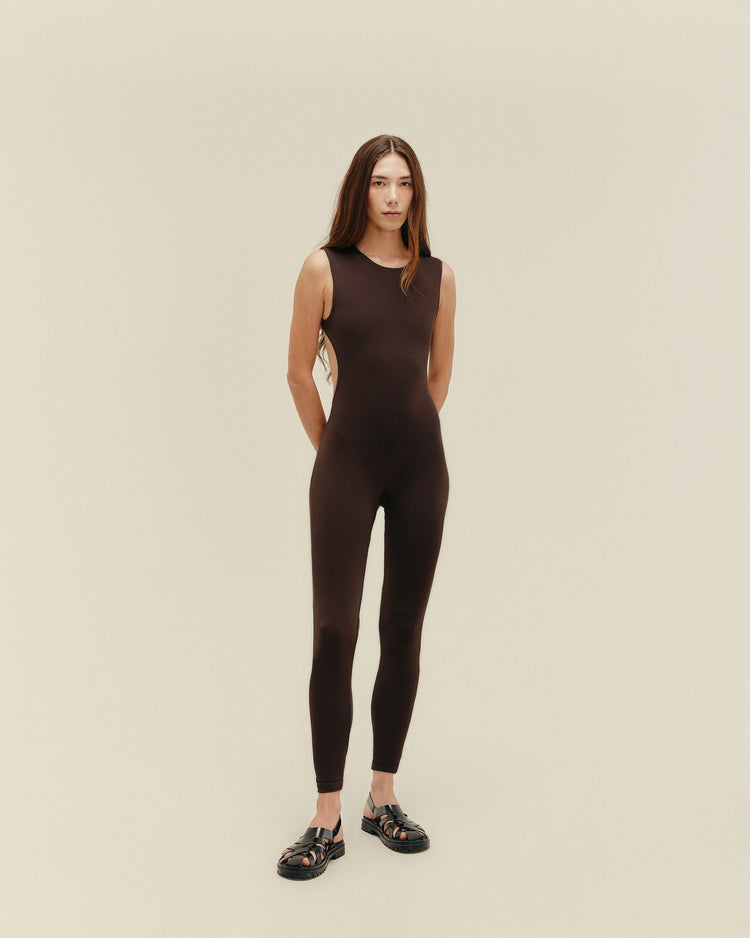 MARIANA BROWN JUMPSUIT