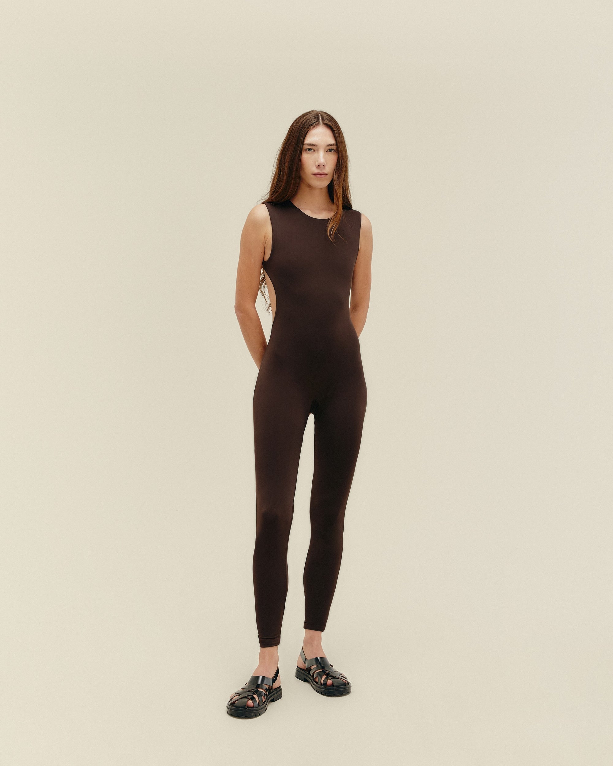 MARIANA BROWN JUMPSUIT
