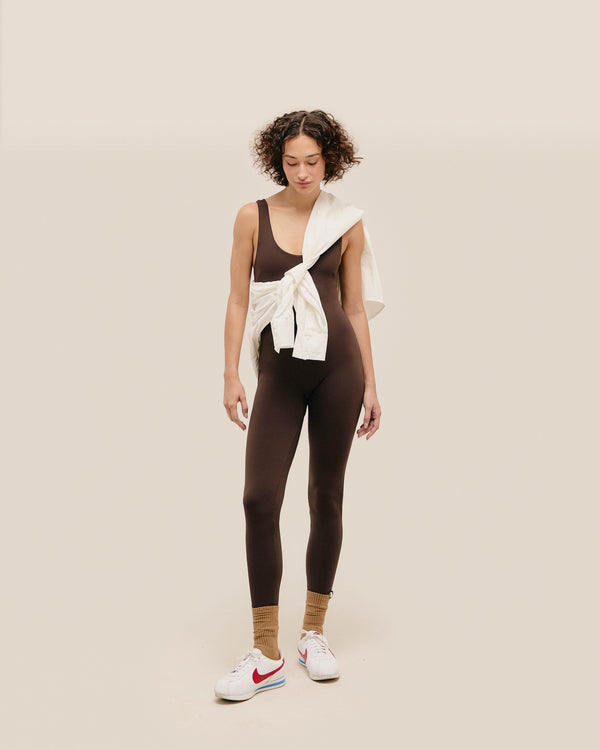 JULIANA COHIBA BROWN JUMPSUIT