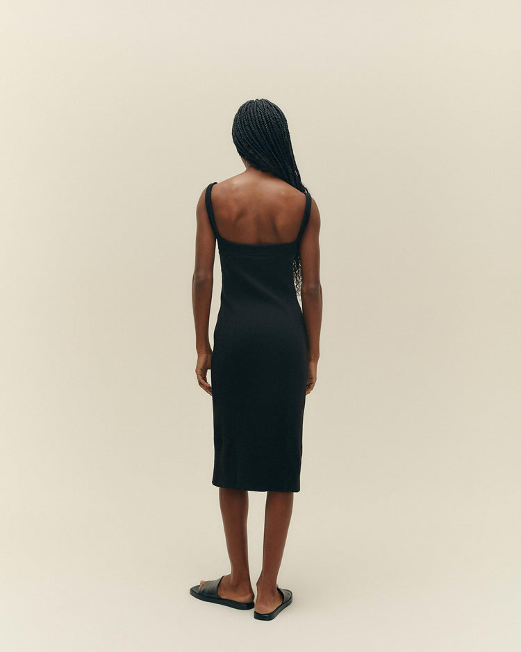 GABI KNIT DRESS - BLACK