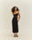 ROBE TAISSA EN VISCOSE NOIRE