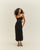 ROBE TAISSA EN VISCOSE NOIRE