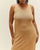 KNIT BETA DRESS CUBAN SAND