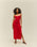 CHLOE KNIT DRESS - RED SHIFT