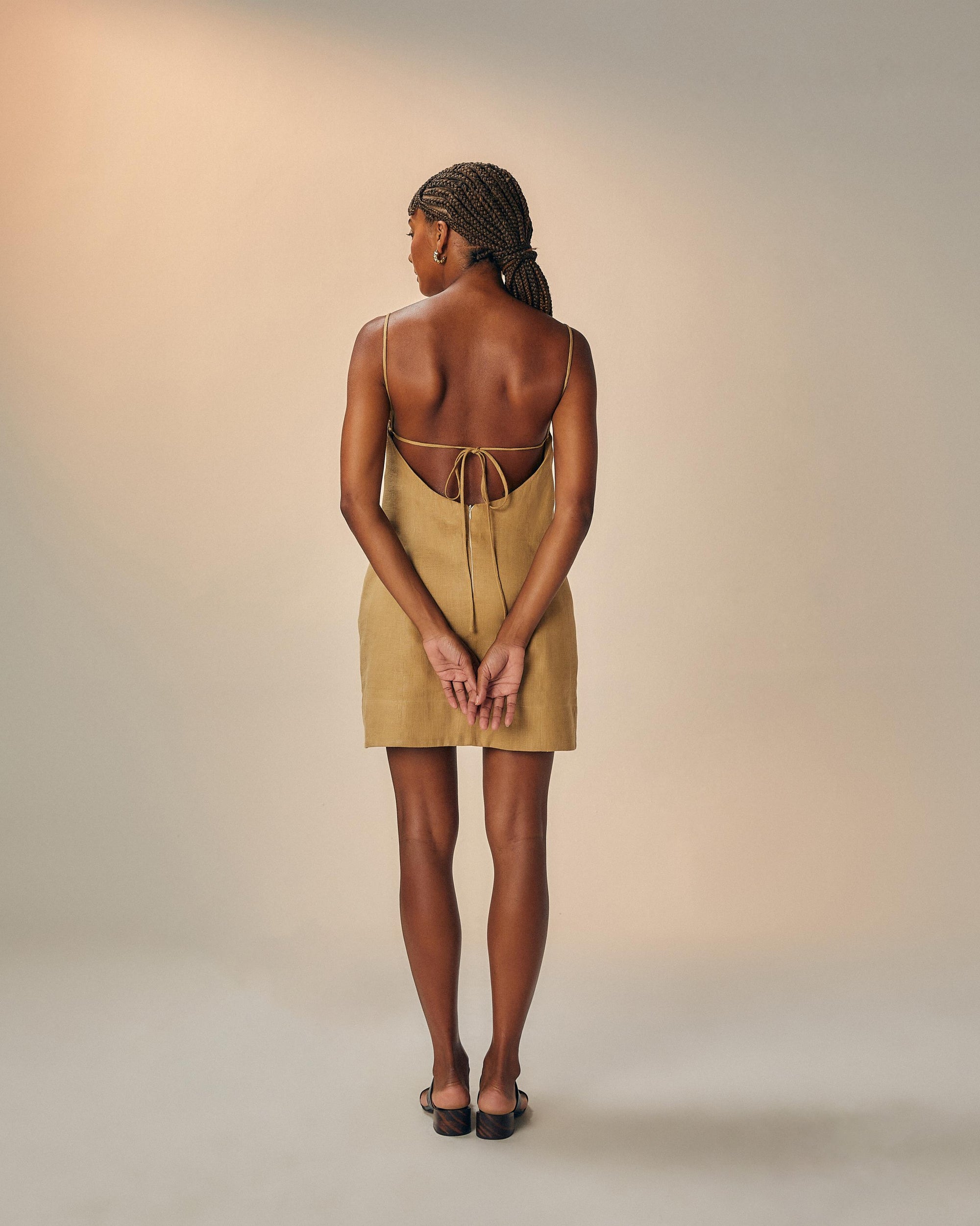 PATRICIA MINI DRESS ZUCCA BEIGE