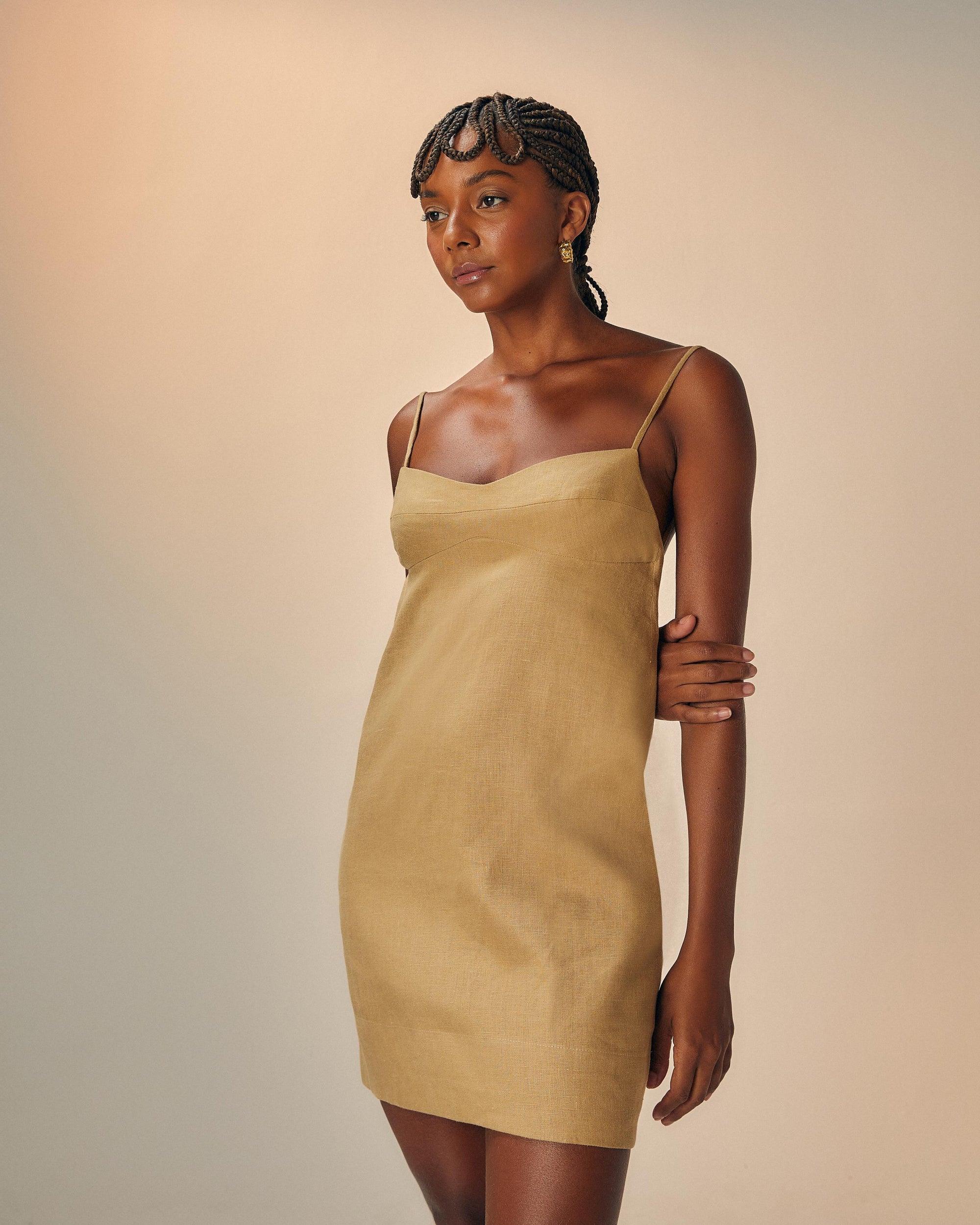 PATRICIA MINI DRESS ZUCCA BEIGE