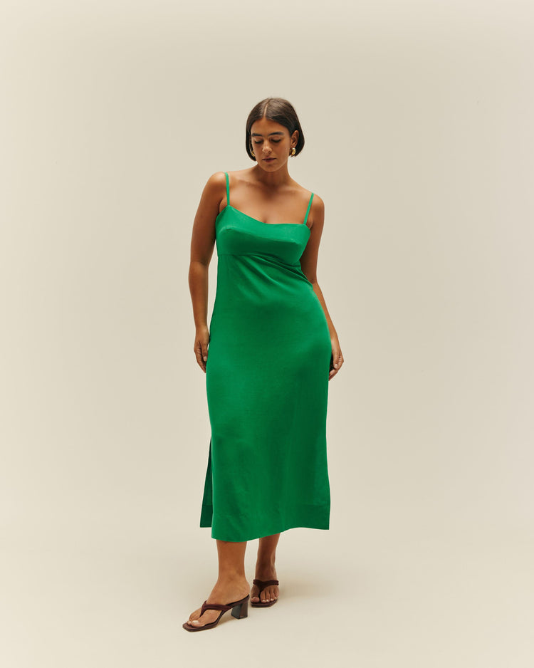 AGATHA DIGITAL GREEN DRESS