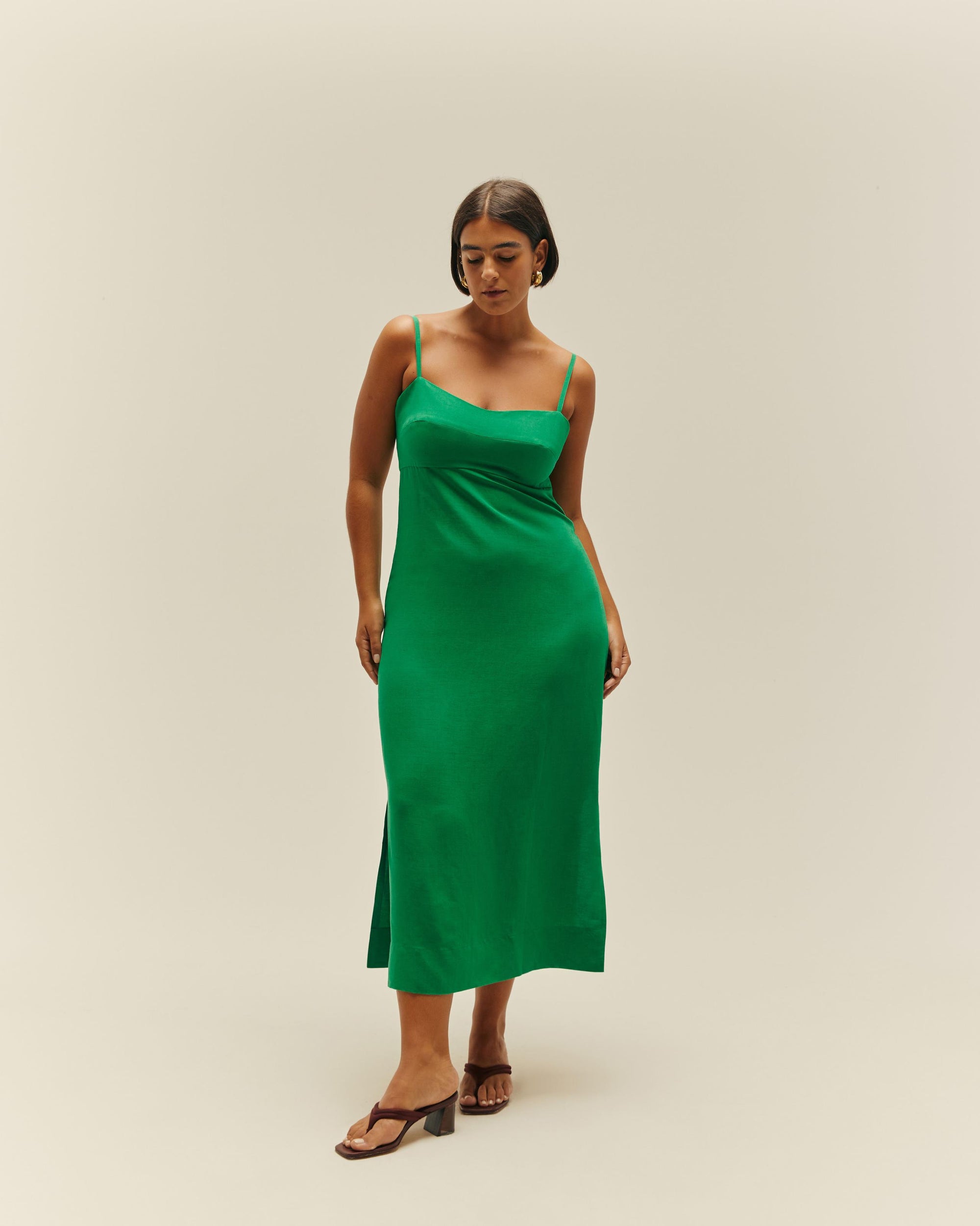 AGATHA DIGITAL GREEN DRESS